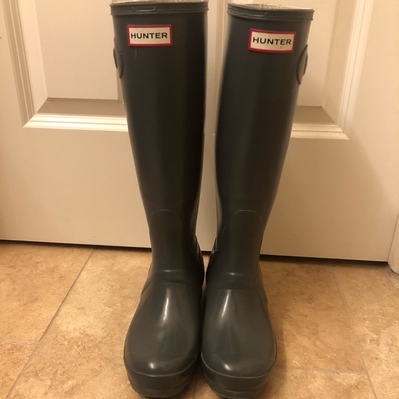 Gray Hunter boots - Picture 1 of 3